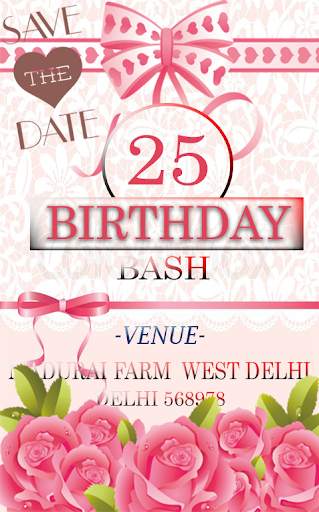 birthday invitation card maker HD 2020 screenshot 7