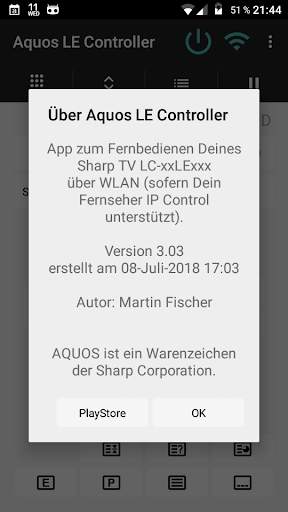 Controller für Sharp Aquos LE TV screenshot 2