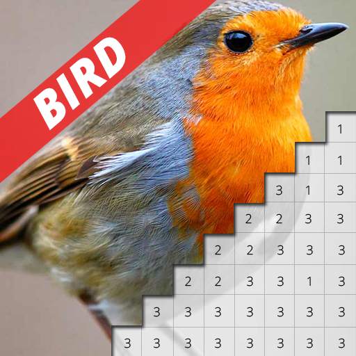 Bird Pixel Coloring By Number 7.0
