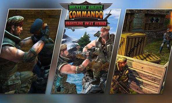 Mountain Assault Commando : Frontline SWAT Strike screenshot 4