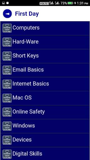 Learn Computer Course 30 Days скриншот 2