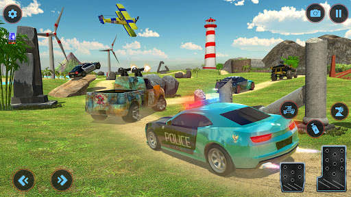 Police car chaser: racing war games 2021 screenshot 5