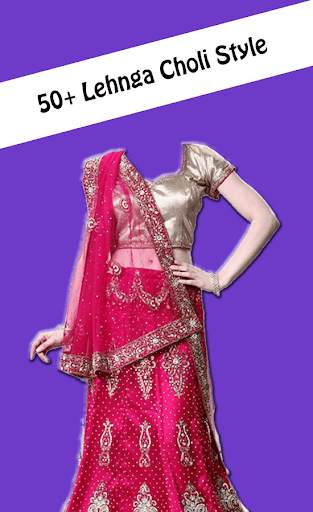 lehnga choli photo maker screenshot 4