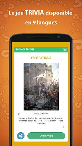 Jeu de quiz histoire screenshot 5