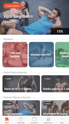 Full body workout trainingsschema screenshot 1
