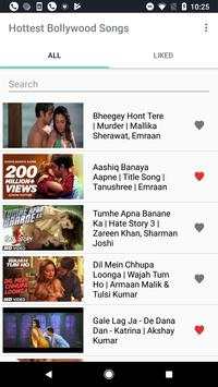 Bollywood Hot Hindi Video Songs screenshot 1