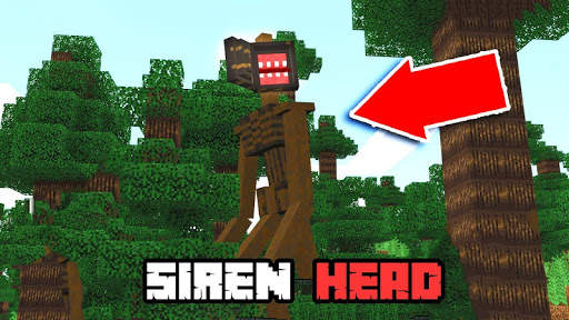 Siren Head Game for MCPE 1 تصوير الشاشة