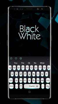 Black White Light Keyboard screenshot 3