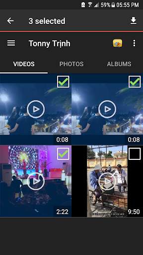 FaceLoader - Download videos photos for Facebook स्क्रीनशॉट 3