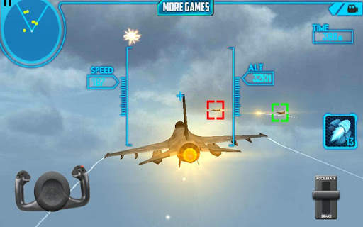 Sky pilot 3D strike fighters screenshot 1