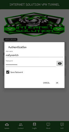 INTERNET SOLUTION VPN TUNNEL screenshot 3