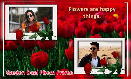 Garden Dual Photo Frames screenshot 3