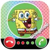 Fake Call From Spongeb Prank icon