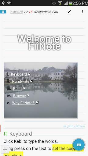FiiWrite screenshot 1