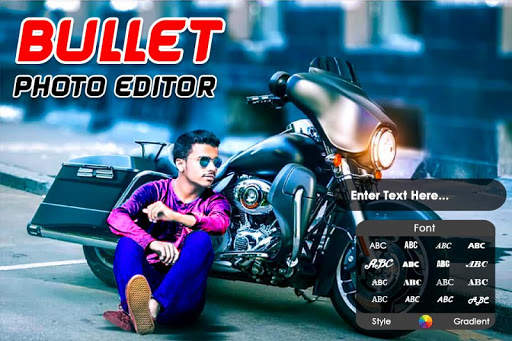 Bullet Bike photo frame screenshot 2