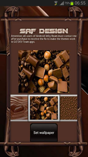 Chocolate GO Launcher EX Theme screenshot 5