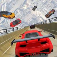 Mega Ramp Car Racing : Impossible Car stunts Game logo