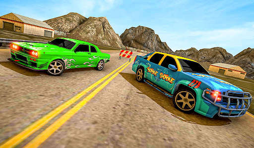 enchaîné voiture jeux course screenshot 4