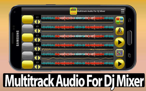 Multitrack Audio For Dj Mixer screenshot 1