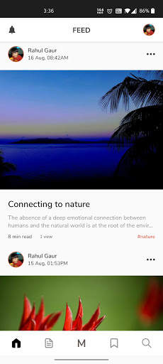MyBlog - Blogging app screenshot 1