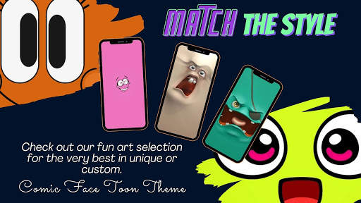 Comic Face Toon Theme : Wallpaper, WA, & Keyboard screenshot 6