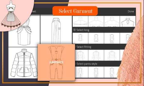 Fashion Design Drawing - Flat Sketch screenshot 1