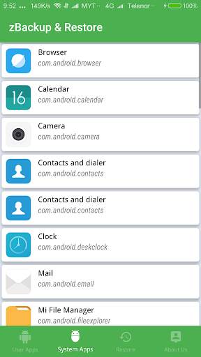 zBackup & Restore - App Details, Backup, Restore screenshot 3