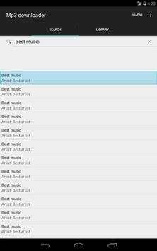 Free MP3 downloader 2017 screenshot 6