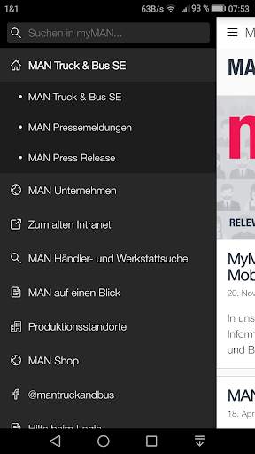 MAN Truck & Bus SE - myMAN screenshot 4