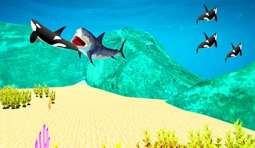Mega Sharks 3d  : Shark Games screenshot 2