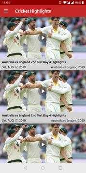 Cricket Highlights screenshot 1