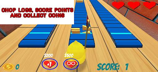 Wood Punch 3D - become the best woodcutter! screenshot 2