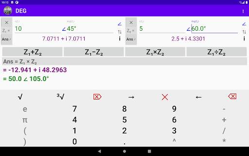 Complex Number Calculator - Rectangular | Polar скриншот 20