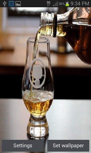 Drink Glass Live Wallpaper 1 تصوير الشاشة