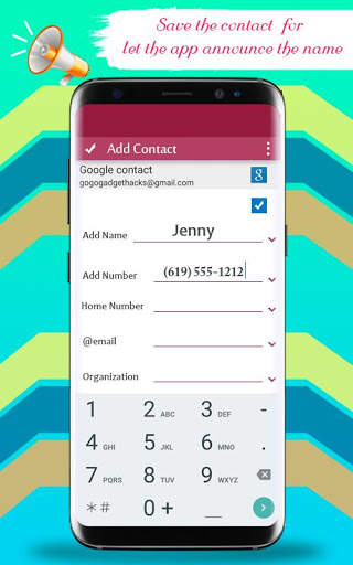 Contact Name Announcer: Phone Number Voice Tag screenshot 4