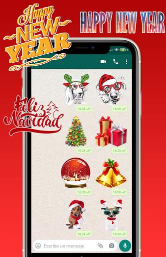 Christmas Stickers for whatsapp - WAStickerapps screenshot 2