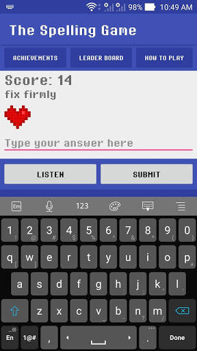 The Spelling Game screenshot 4