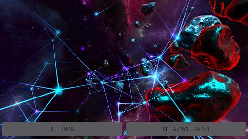 Sci_Fi Particle Plexus 3D Live Wallpaper screenshot 17