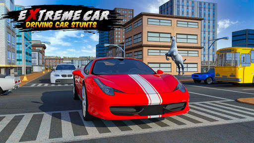 Extreme Car Driving Car Stunts Free screenshot 2