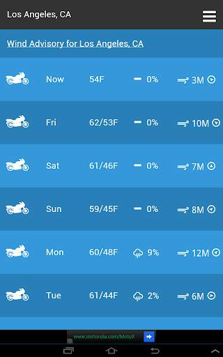 Motorcycle Weather скриншот 4