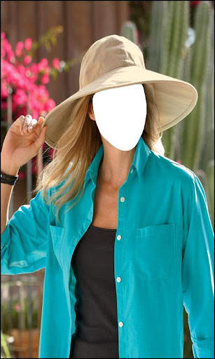 Women With Hats Photo Maker screenshot 1