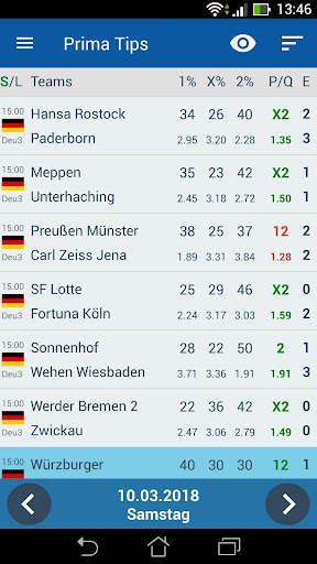 Fußball Vorhersagen PrimaTips screenshot 1