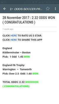 KING TIPSTER SOCCER PREDICTIONS screenshot 2