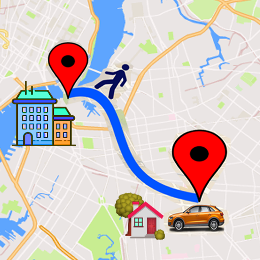 GPS Route Finder Navigation icon