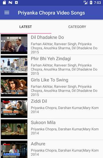 Priyanka Chopra Video Songs Lyrics screenshot 1