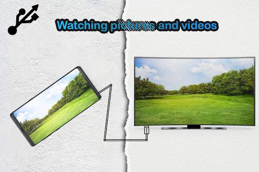 Phone Connect to tv for usb hdmi connector screenshot 1