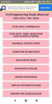 Civil Engineering - ( SSC JE, RRB JE ) скриншот 2