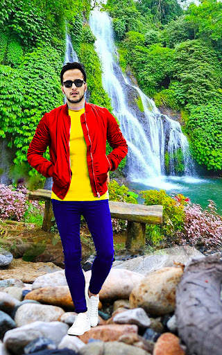 Waterfall photo editor frames 5 تصوير الشاشة