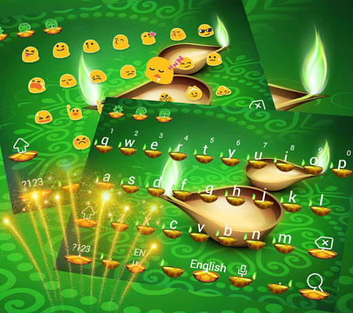 Happy Diwali Keyboard Theme screenshot 3