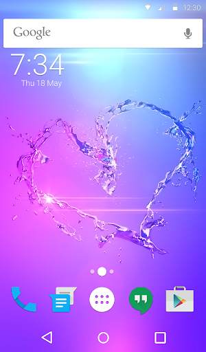 Heart Splash Animated Keyboard स्क्रीनशॉट 6